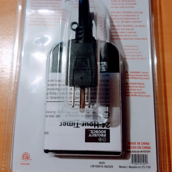 Project Source 2-Outlet Plug-In Lighting Timer - Picture 3 of 6
